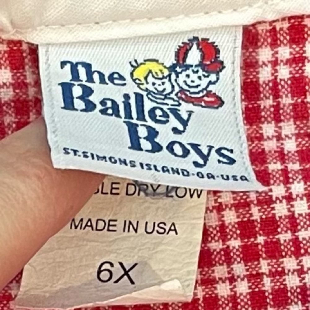 Bailey Boys 6X Christmas Matching Top & Pants - Picture 3 of 6